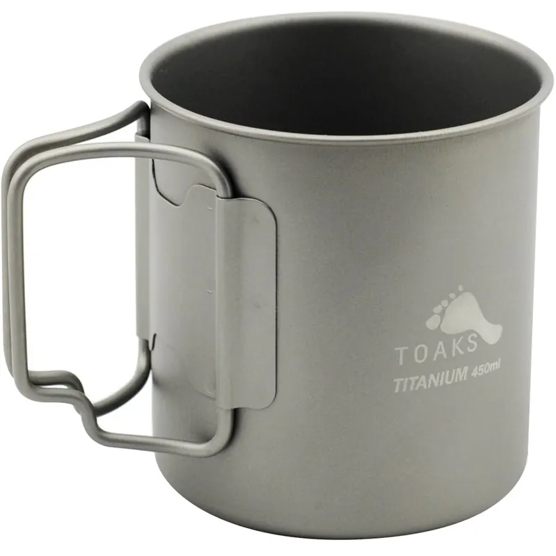 Premium TOAKS Titanium lichtgewicht 450ml dubbelwandige beker CUP-450-DW