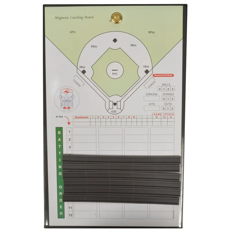 Weekendaanbieding De Coacher Hybrid Baseball en Softball Line-Up Magnetisch Coachingbord