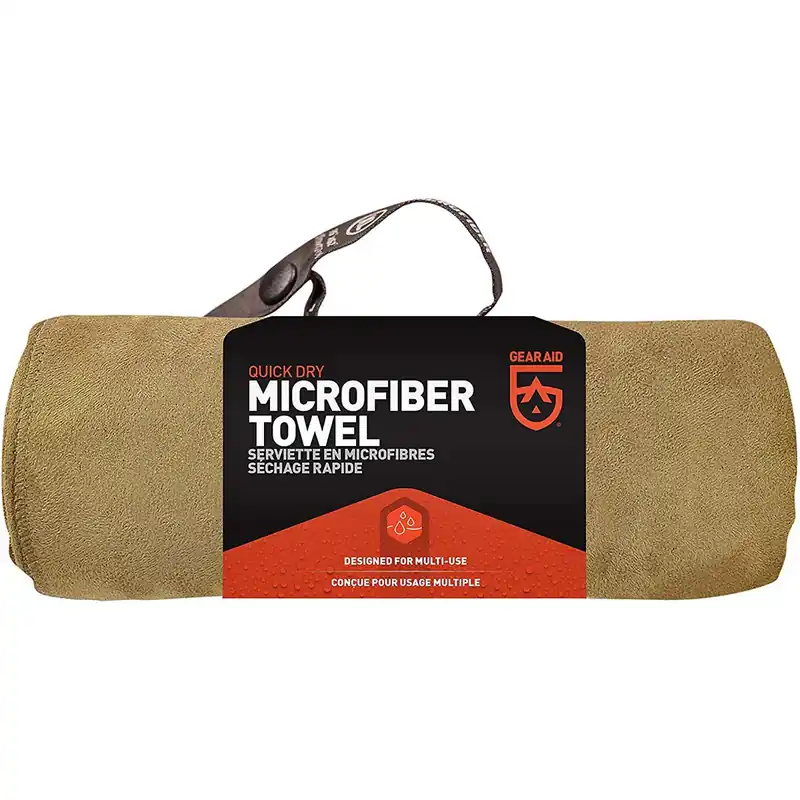 McNett Tactical Microfiber Ultra Compact Handdoek - Coyote M Nieuw