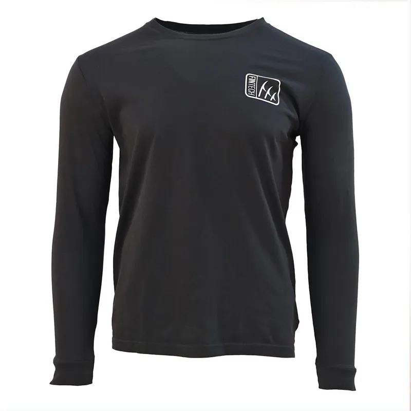 Bestel Nu Fintech Spine T-shirt met lange mouwen en grafische print - Antraciet S