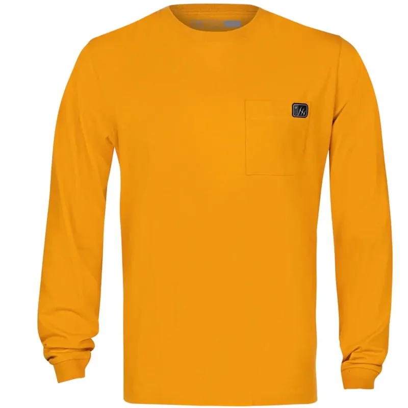 Fintech Heavy-Duty T-shirt met lange mouwen en grafische print XL Hete Deal