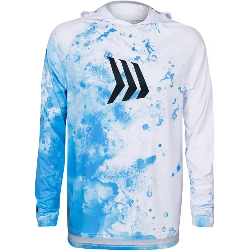 Weekendaanbieding Gillz Contender Series Spray UV Pullover Hoodie - Poederblauw M