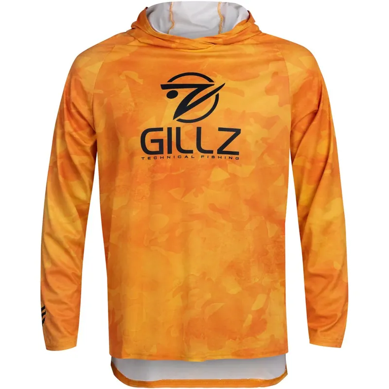 Gillz Contender Series Burnt UV Pullover Hoodie - Zon Oranje S Favoriet
