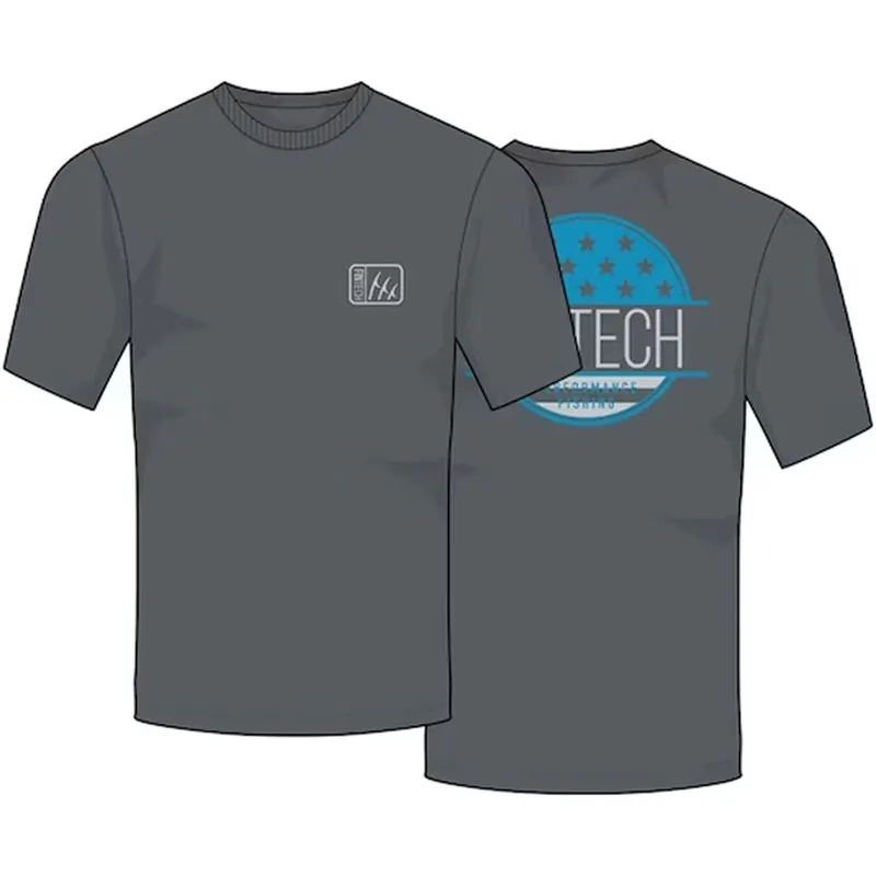 Fintech FPF Rising USA Grafisch T-shirt - Antraciet S Op = Op