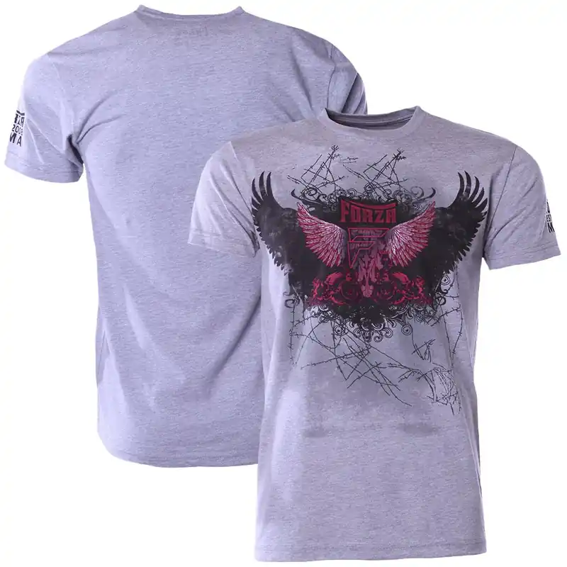 Forza Sports "Soar" MMA T-shirt - Donker Heather Grijs S Favoriet