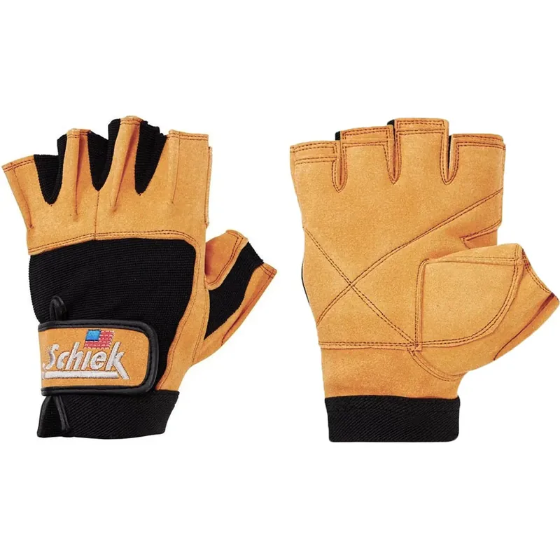 Dagaanbieding Schiek Sports Model 415 Power Series Gewichthefhandschoenen - Bruin XS