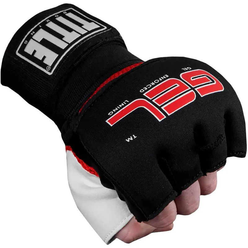 Gratis Retour Titel Boxing Gel Assault Training Glove Wraps - Zwart M