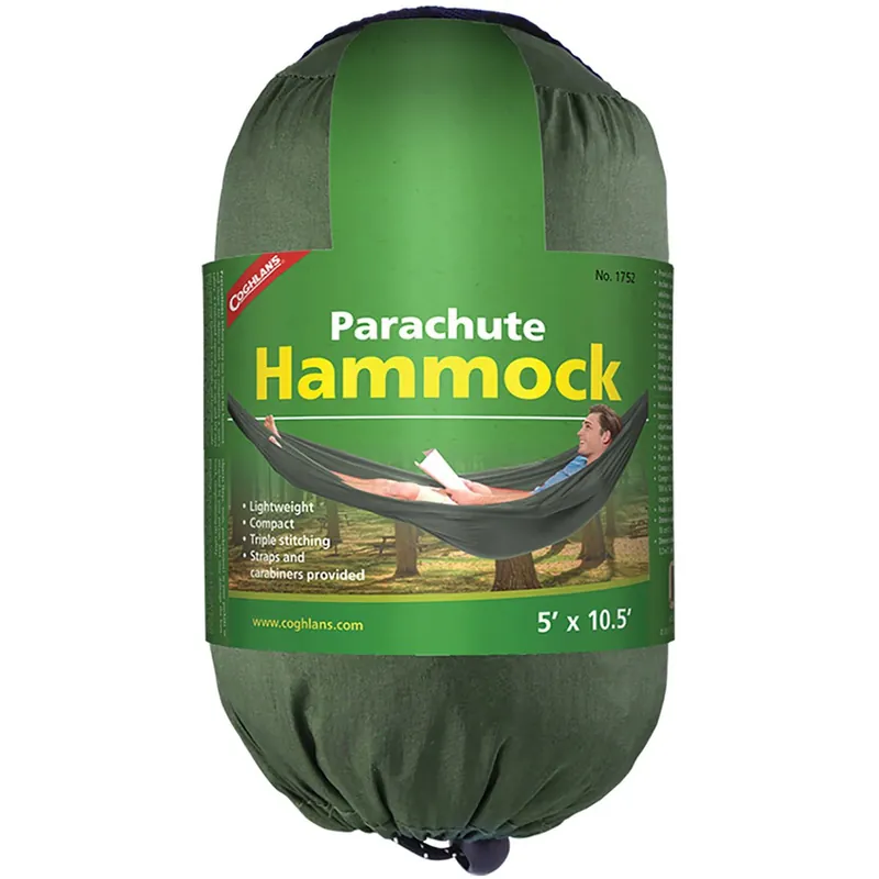 Lage Prijs Coghlan's Single Parachute Hangmat - Groen