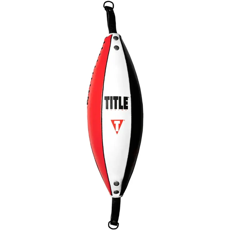 Title Boxing Pro Style Infused Foam Double End Bag - 16 - Zwart/Wit/Rood Actieprijs