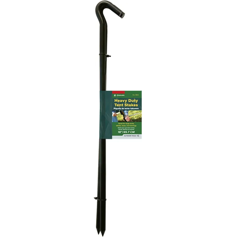 Beperkte Voorraad Coghlan's Heavy Duty Tentharingen 2-Pack - Zwart