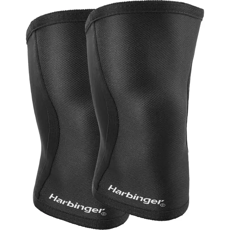 Premium Harbinger 5mm Gewichtheffen Kniekousen - Zwart M