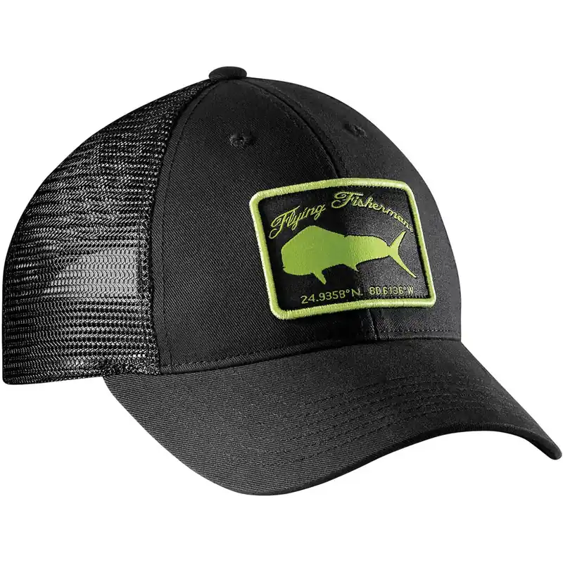 Vliegende visser Mahi Trucker Hat Zwart Koop Online