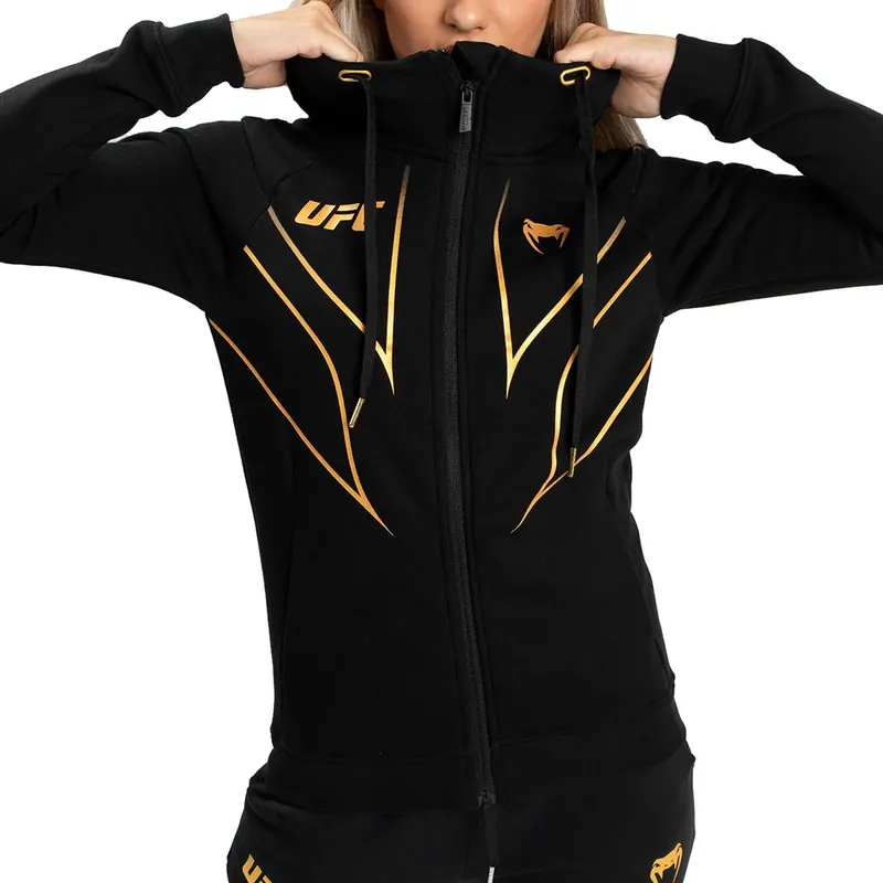 Beste Prijs Venum Dames UFC Fight Night 2.0 Replica Full Zip Hoodie - Kampioen S