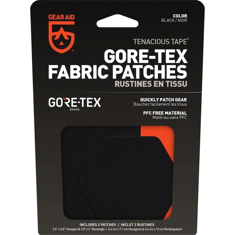 Gear Aid Tenacious Tape GORE-TEX Stoffen Patches 2-Pack - Zwart Shop Nu
