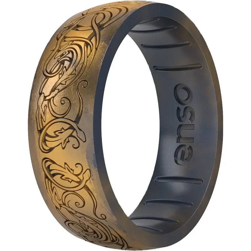 Hete Deal Enso Rings Lord of the Rings Saruman's Spell Classic Siliconen Ring