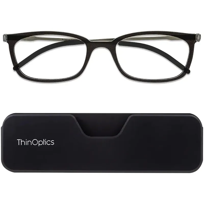 ThinOptics Connect leesbril met zwarte full-frame pod Zwart Superprijs