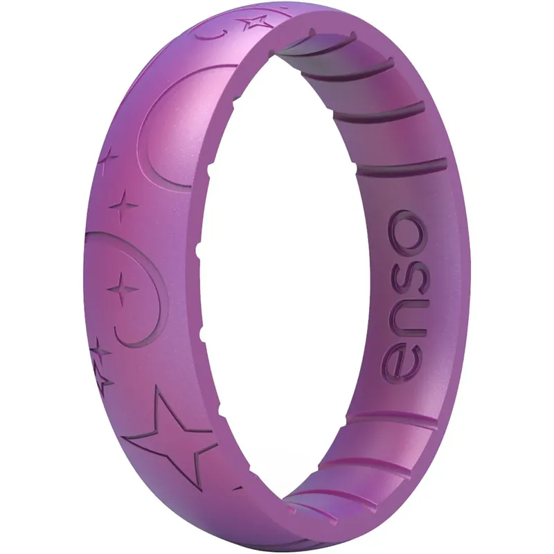 Nieuw Enso Rings Dunne Geëtste Legends Serie Siliconen Ring - 4 - Fairy Magic