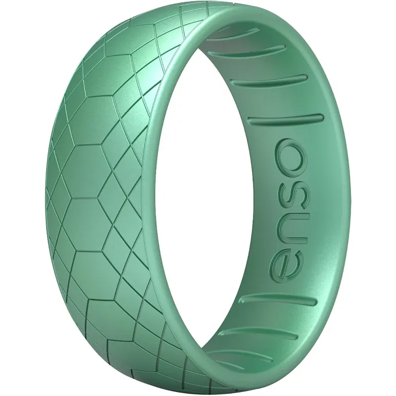 Enso Rings Classic Etched Legends Series Siliconen Ring - 10 - Medusa Slang Premium