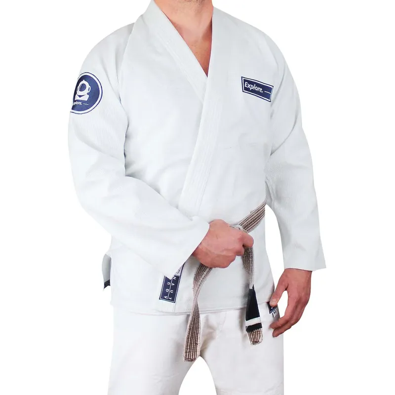 Chaos en Orde Explorer Series Aquanaut BJJ Kimono - Wit A0 Seizoensaanbieding