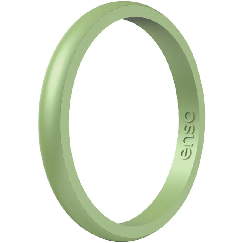 Enso Rings Halo Geboortesteen Serie Siliconen Ring - Peridot Nieuw