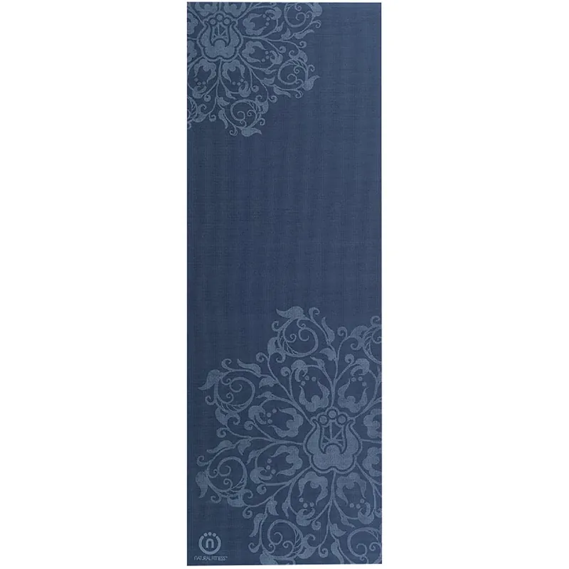 Lifeline USA Natural Fitness Warrior 4mm Eco-Smart Yogamat Indigoblauw/Aquablauw Snelle Levering