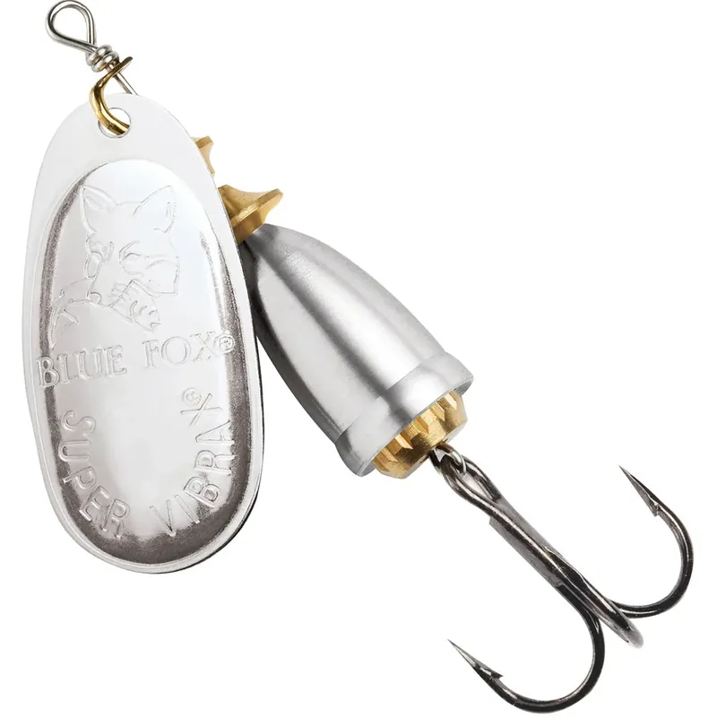 Blue Fox Classic Vibrax 6 Vislokaas Zilver/Chroom/Blauw Beperkte Voorraad