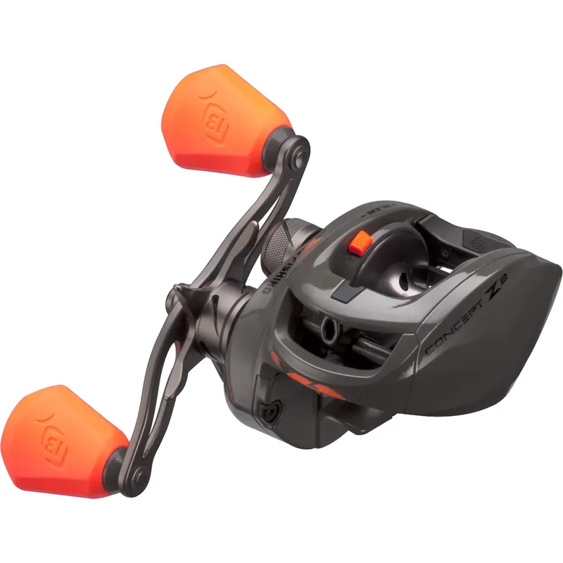 13 Fishing Concept Z SLIDE Baitcast-vismolen met Skull Cap-molenhoes 6.81 (Rechterhand ophalen) Speciale Aanbieding