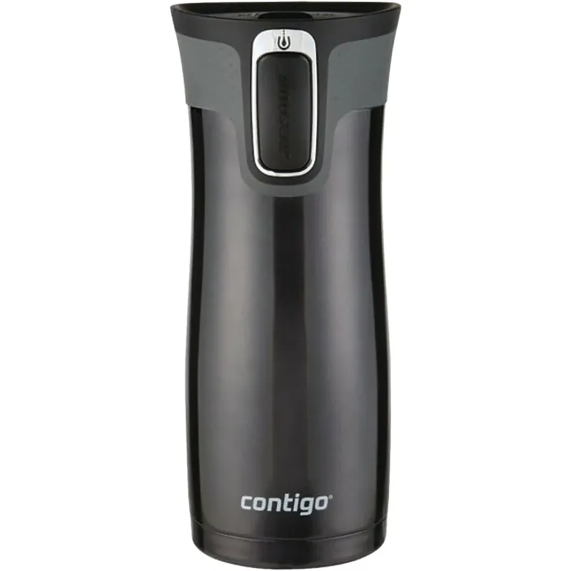 Contigo 16 oz. West Loop geïsoleerde roestvrijstalen reisbeker - matzwart Direct Verzonden