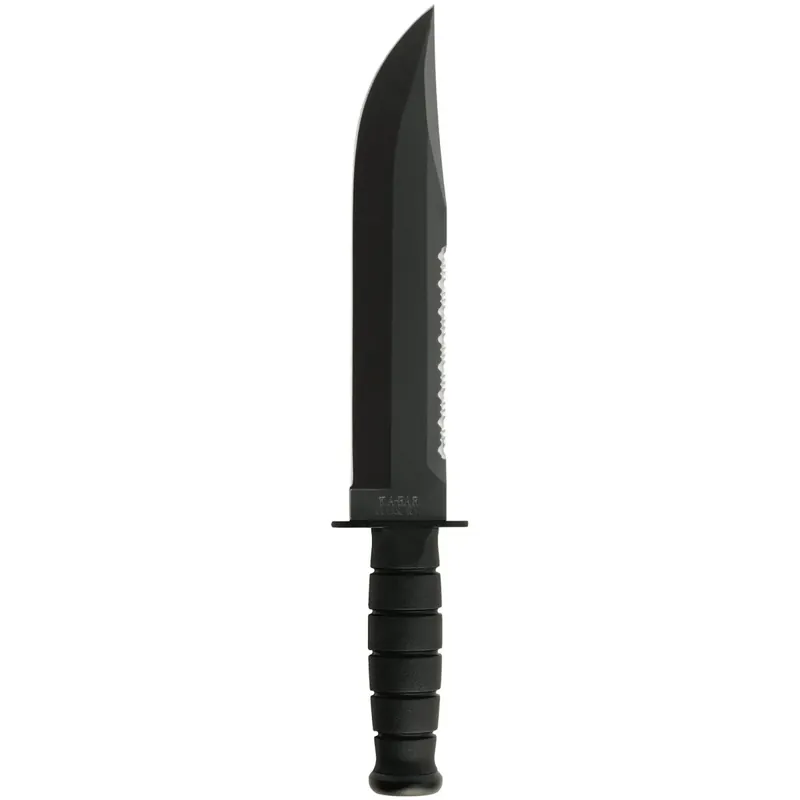 Nieuw KA-BAR 9.375" Vaste lemmet Big Brother Kraton G Mes met schede - Zwart