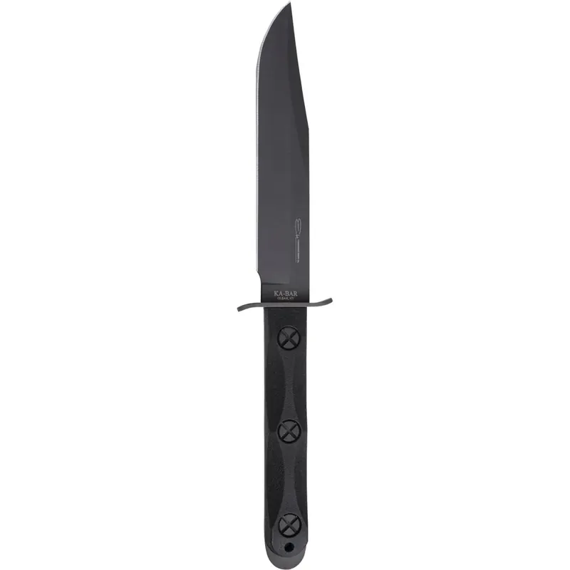 KA-BAR 6.875" Vast mes Ek Model 5 mes met schede - Zwart Snelle Levering