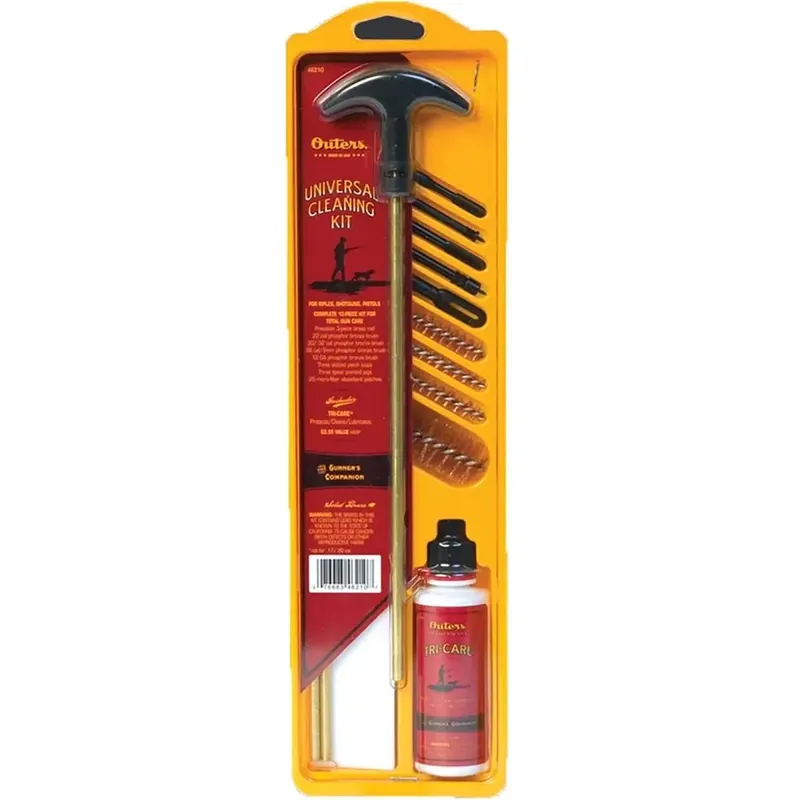 Buitenste messing staaf pistool reinigingsset .22-.45 Kal. Uitverkoop
