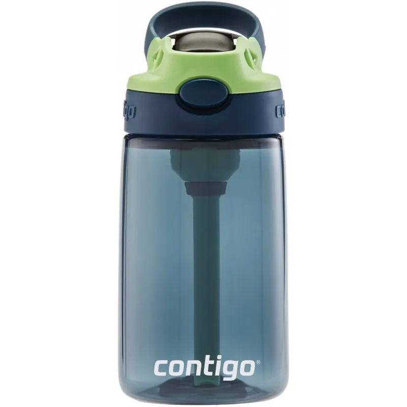 Uitverkoop Contigo Kid's 14 oz. AutoSpout Straw Waterfles met Easy-Clean Deksel Haaien 2