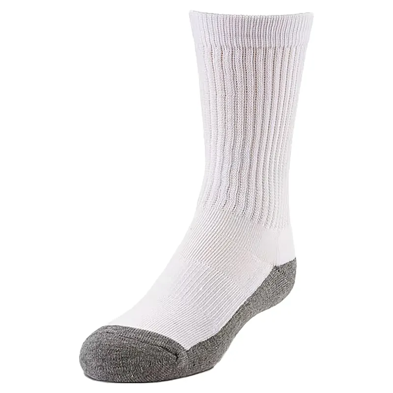 Populair Sof Sole Comfort Crew Sokken 6-Pack - Wit M