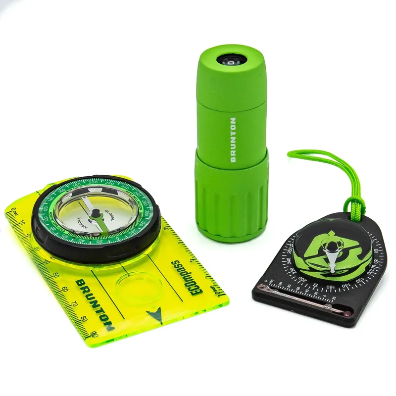 Brunton Monoculair en Kompassen Groene Bundelset Fahrenheit Premium