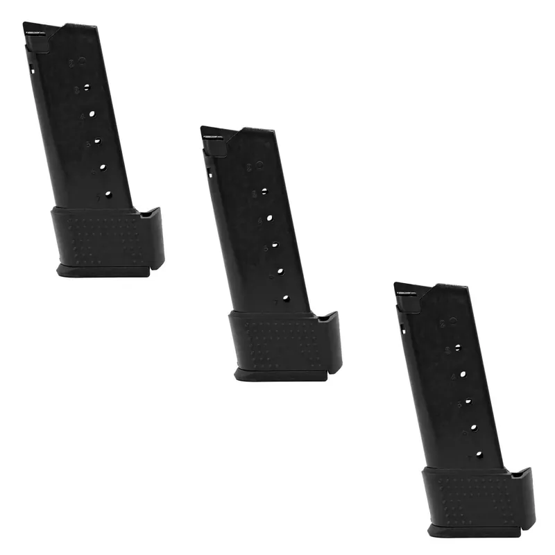 Op = Op ProMag (3-pack) Springfield Armory XDS .45 ACP, 7-schots magazijn, XD-S SPR 09, blauw staal