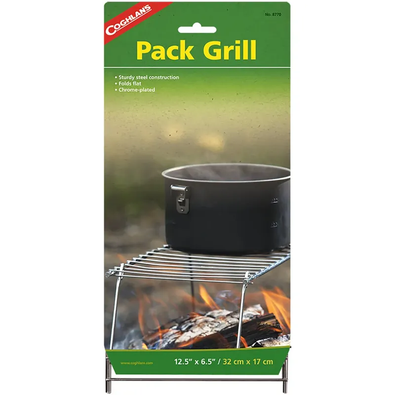 Populair Coghlan's Pack Grill, opvouwbaar, verchroomd, kampeer-overlevingskeuken kamperen