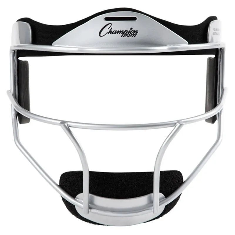 Champion Sports Softball Fielder's Mask Jeugdmaat 6.25"-6.75" - Zilver Zilver Laatste Versie