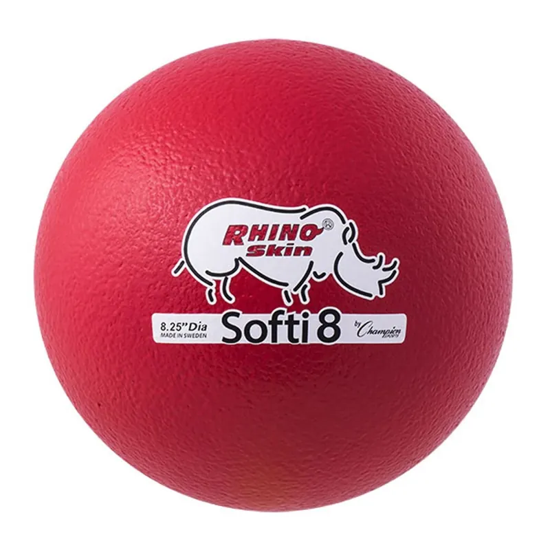 Tijdelijk Beschikbaar Champion Sports 8.25" Rhino Skin Low Bounce Softi Foam Bal - Rood