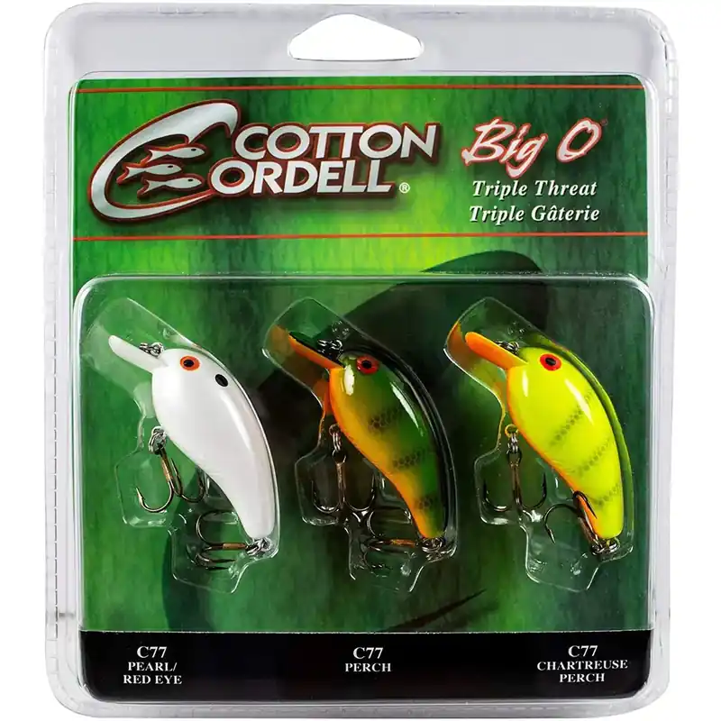 Cotton Cordell Big O Triple Threat-vislokmiddelen Lage Kosten