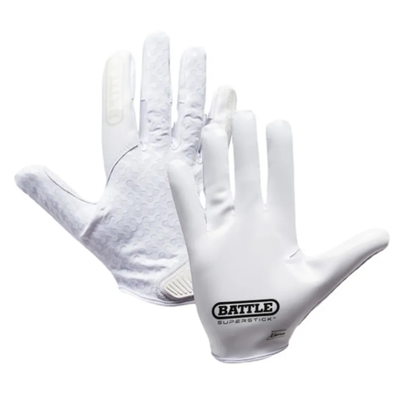 Hete Deal Battle Sports Volwassenen Chameleon Voetbalhandschoen - Wit/Wit S