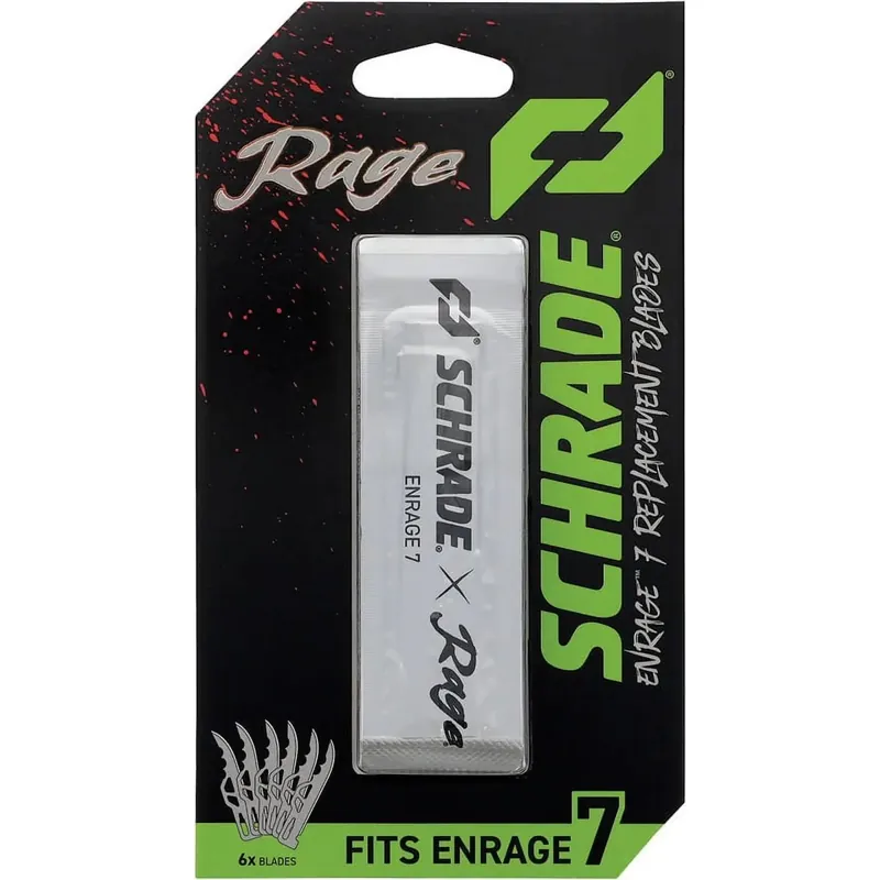 Schrade x Rage Enrage 7 Vervangende Mesjes 6-Pack Aanbieding