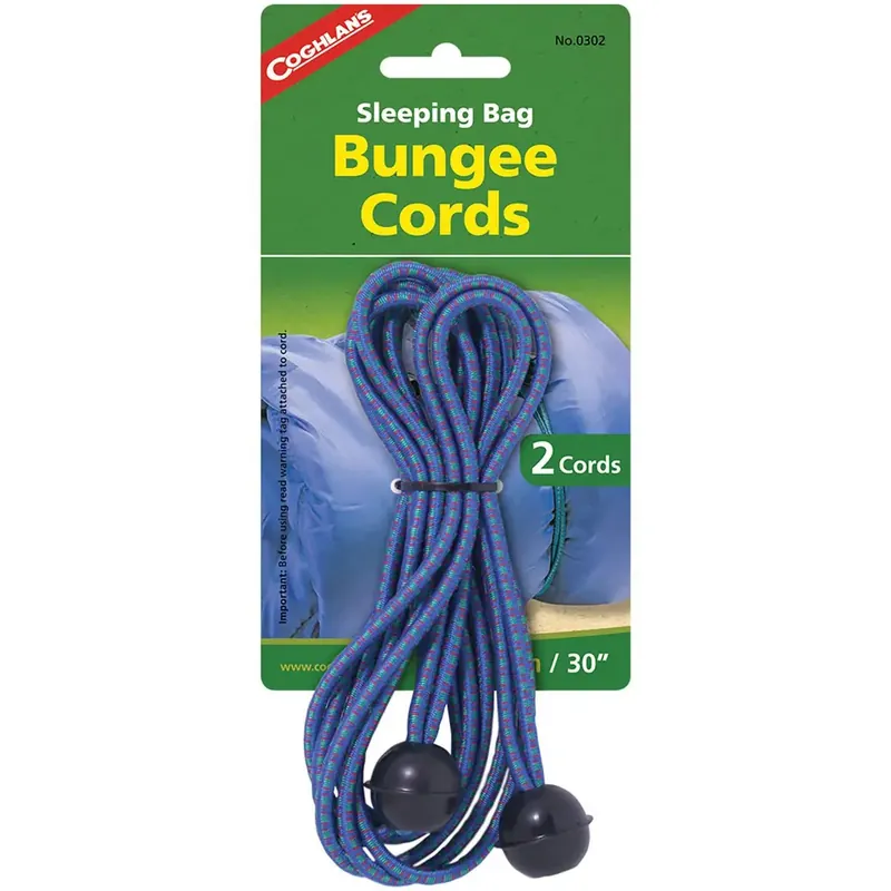Coghlan's slaapzak bungee cords (2-pack), stretchbanden voor kamperen en varen Gecertificeerd