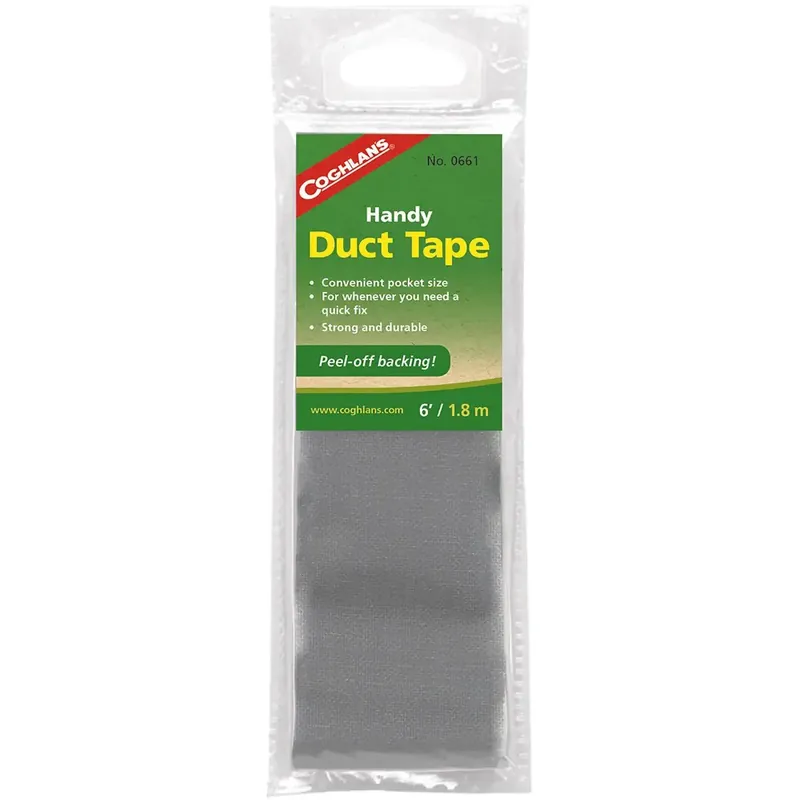 Favoriet Coghlan's Handy Duct Tape 6' Handig Zakformaat met Afpelbare Achterkant Snelle Fixatie