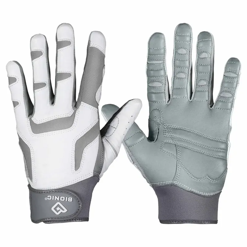 Bionic Gloves Dames ReliefGrip 2.0 Golfhandschoen - Links - Zilver L Gratis Retour