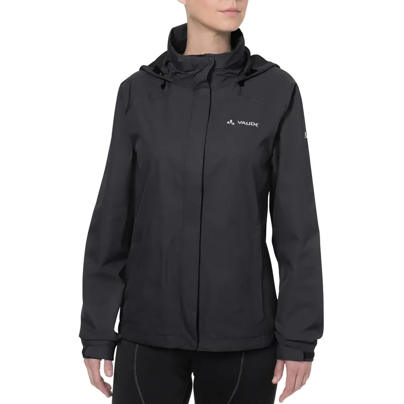 Beperkte Voorraad Vaude Dames Escape Bike Light Regenjack - Zwart 38