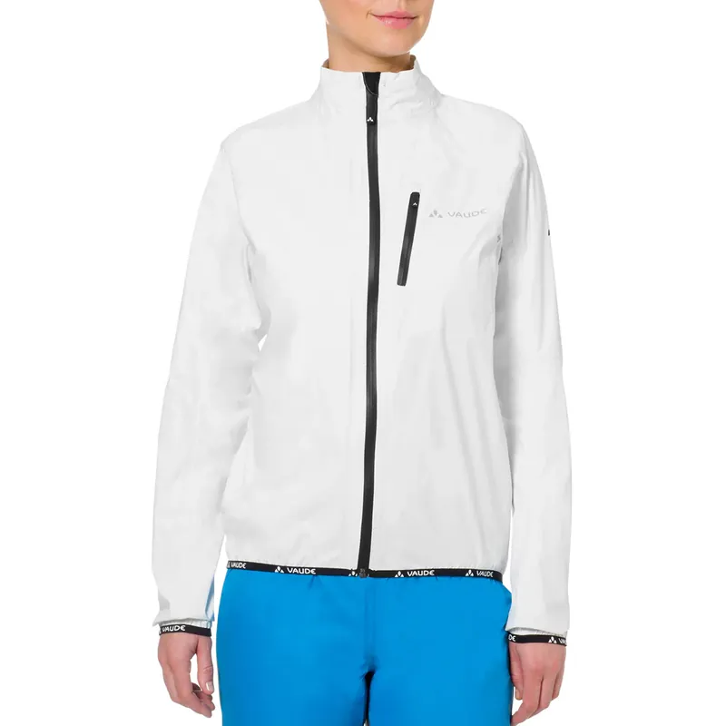 Vaude Dames Drop Biking Regenjas III - Wit 34 Exclusieve Aanbieding