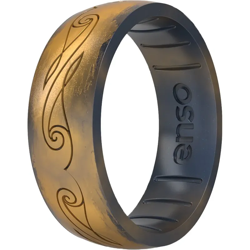 Nu Kopen Enso Rings Lord of the Rings Collectie Klassieke Siliconen Ring Elfenrol