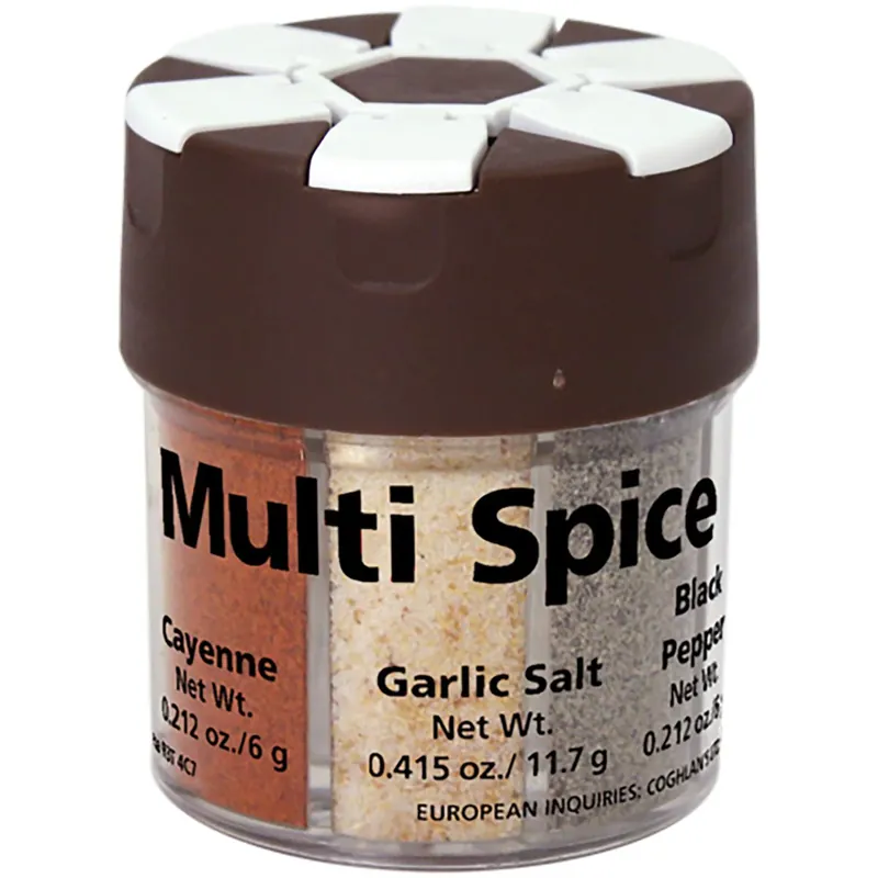 Coghlan's Multi-Spice Container met Flip-Top Shaker-deksel, voor kamperen en grillen Nu Kopen