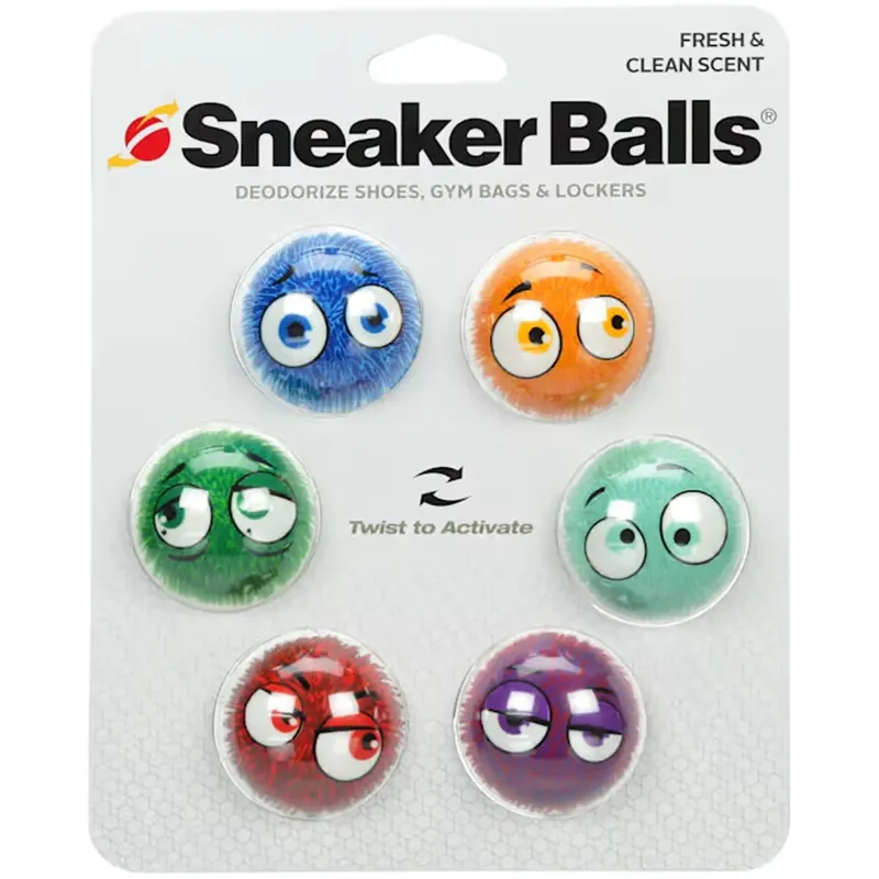 Direct Verzonden Sneaker Balls Fresh geurende schoenverfrisser, Monsters, 6-pack