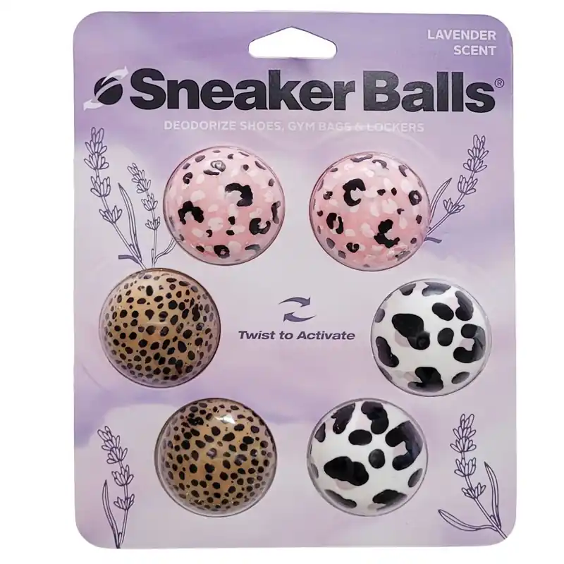 Sneaker Balls Lavendelgeurende Schoenverfrisser, Klauwen, 6-pack Uitverkoop
